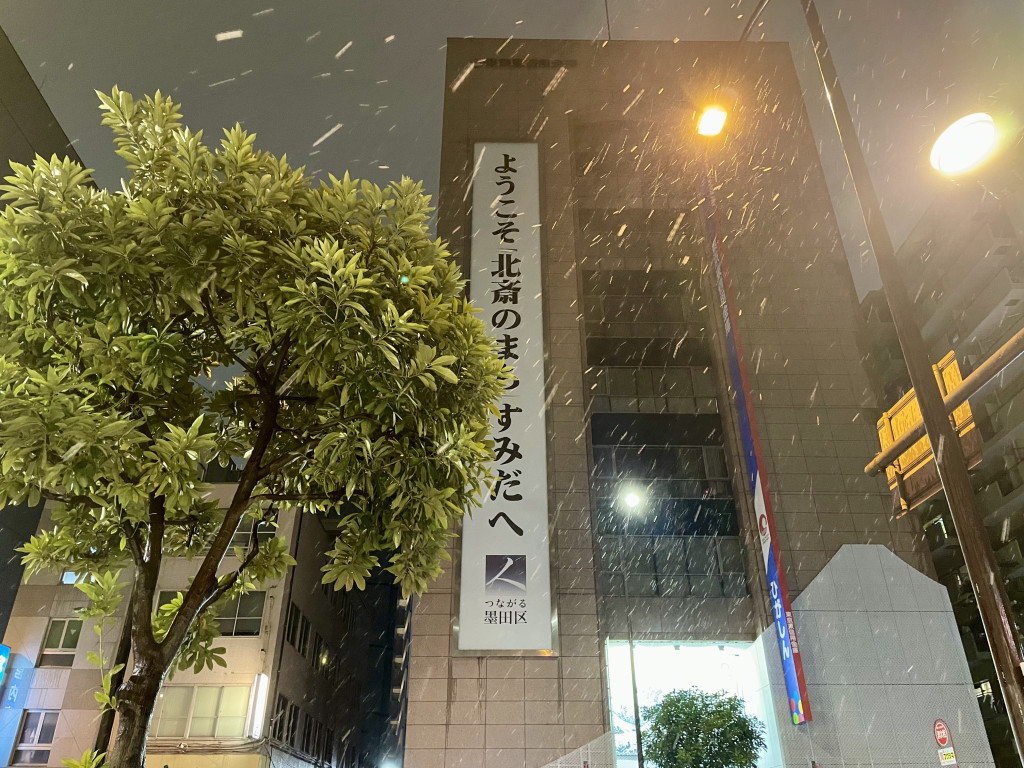 snowing snowing